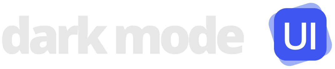 Components UI: Dark Mode